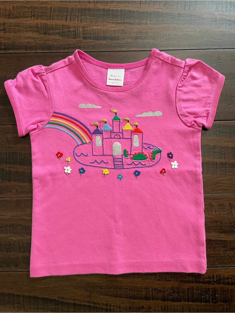 Hanna Andersson Fairytale Castle Pink T-Shirt